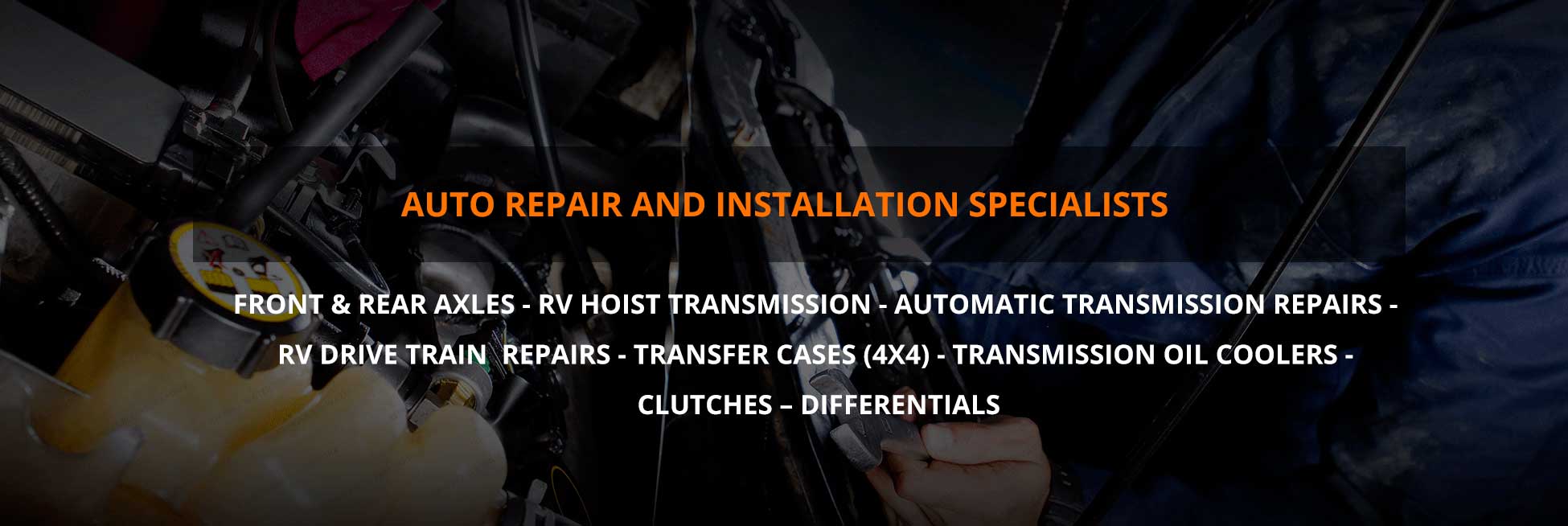 Auto Repair and Installation Specialists