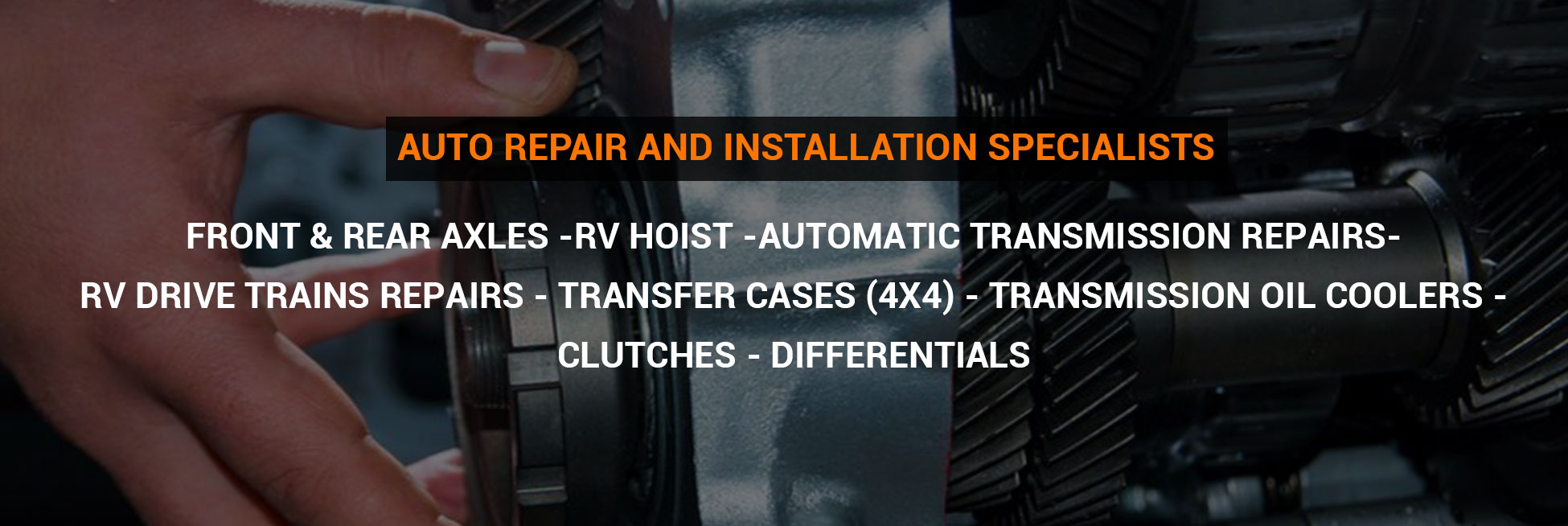 Auto Repair and Installation Specialists